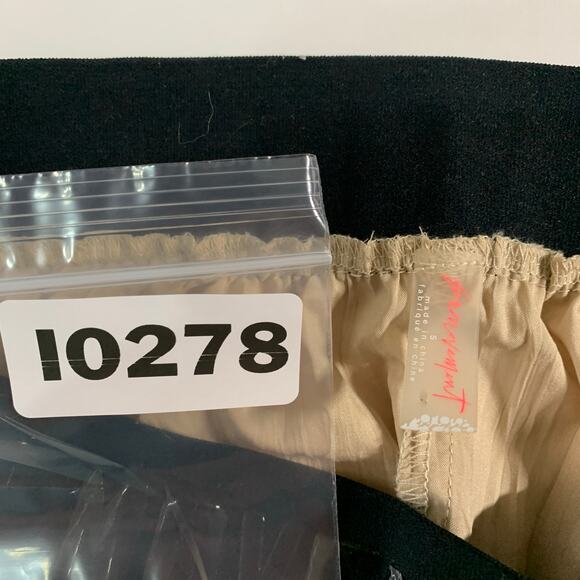 Free People Movement S Pleated Leisure Skirt Midi Sand Slit Sides Boho Hippie - Picture 4 of 10